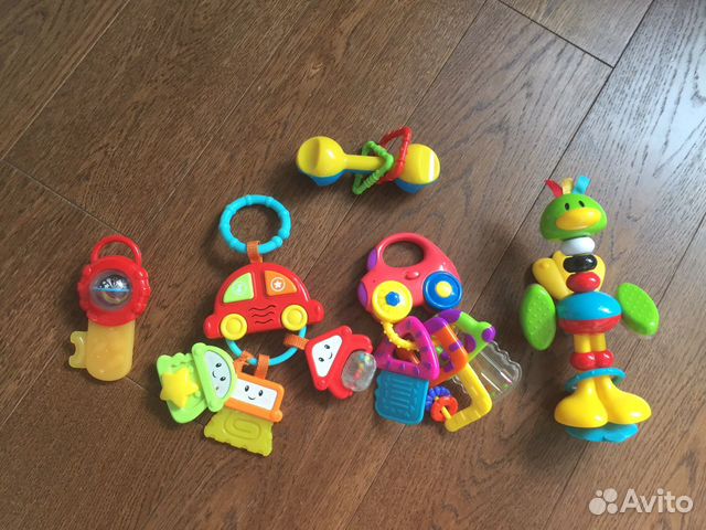 Комплект погремушек для мальчика Комплект погремушек для мальчика