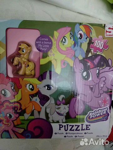 Пазлы My Little Pony, с игрушкой
