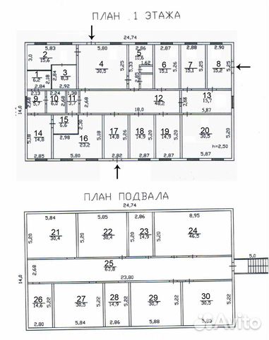 Торговое помещение, 320 м²