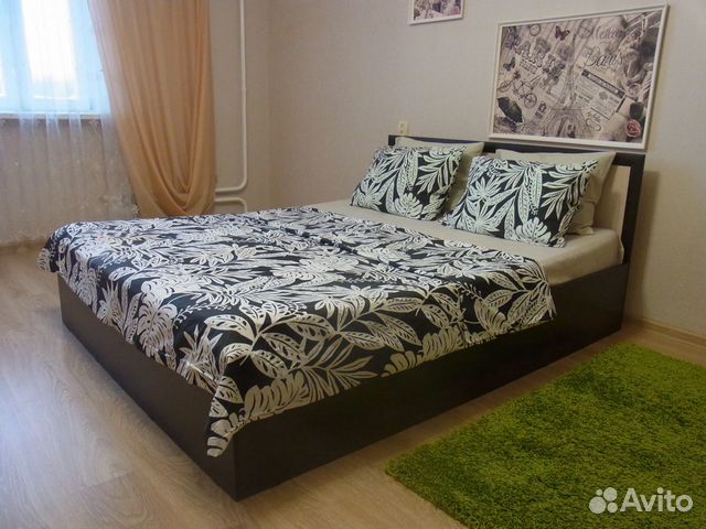 

1-к. квартира, 42 м², 2 кровати