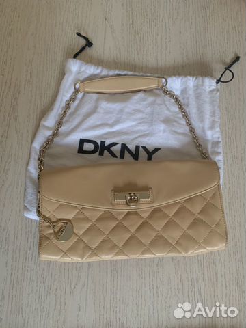 Сумка бежевая dkny, оригинал Сумка бежевая dkny, оригинал