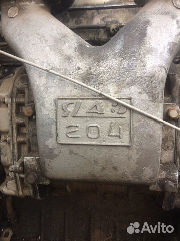 Двигатель судовой яаз- М204Г