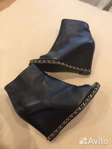 Ботильоны ботинки Chanel. Оригинал Ботильоны ботинки Chanel. Оригинал