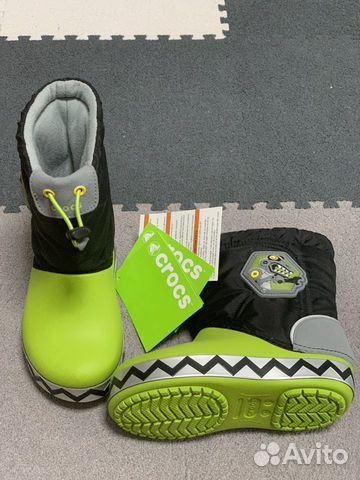 Новые мигающие дутики Crocs оригинал Новые мигающие дутики Crocs оригинал