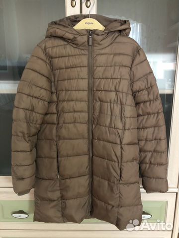 Длинный пуховик для девочки Zara