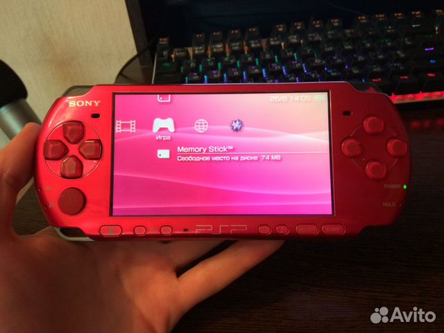 Sony Psp 3008 Red Proshitaya 6 60 Pro C 4gb Fleshka Obyavlenie Na Avito