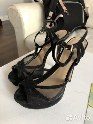 Туфли Aldo босоножки чёрные на каблуке Туфли Aldo босоножки чёрные на каблуке