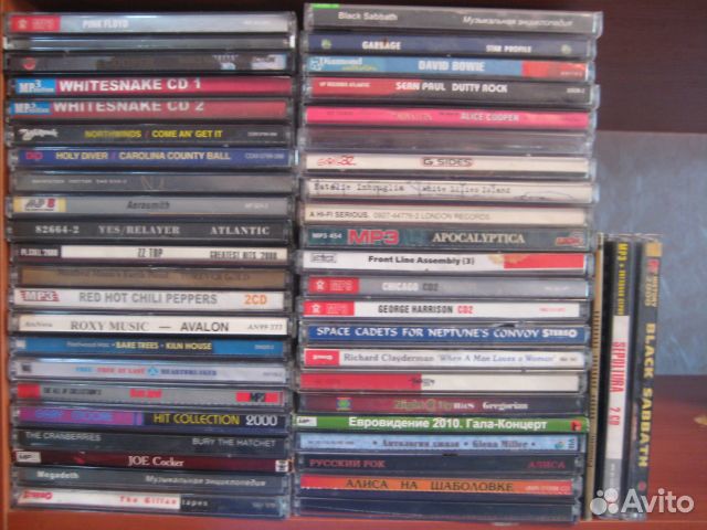 Рок музыка на CD, Mp3 и магнитофонных лентах