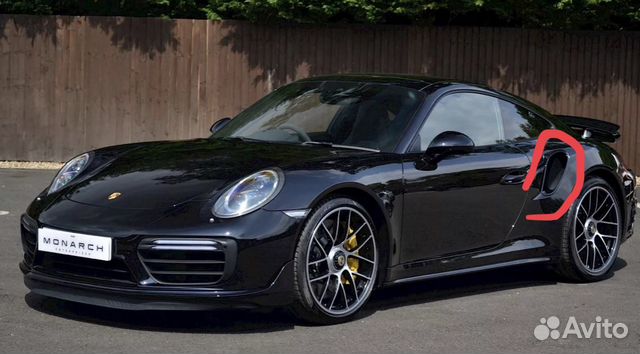 Накладка воздуховода Porsche 911 991 Накладка воздуховода Porsche 911 991