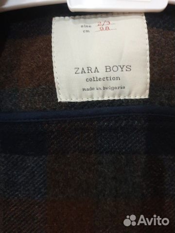 Пальто на мальчика zara