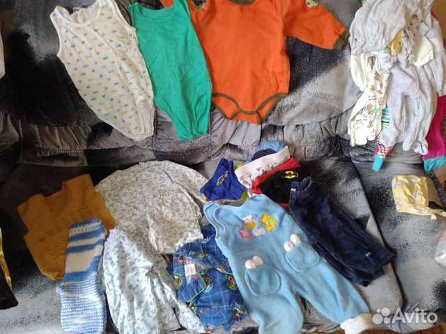 Пакетом вещи на мальчика от 0 лет до года