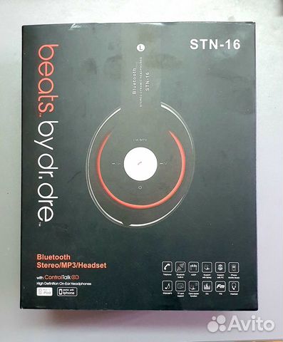 Беспроводные наушники Bluetooth STN-16 Black