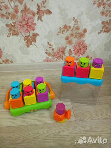 Кубики с сюрпризами Fisher price