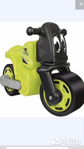 Мотоцикл каталка беговел BIG Racing Bike Motor зел Мотоцикл каталка беговел BIG Racing Bike Motor зел