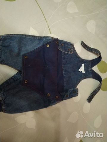 Джинсовый комбинезон H&M 62-68см