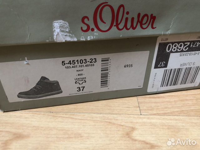 Ботинки s’Oliver 37 размер