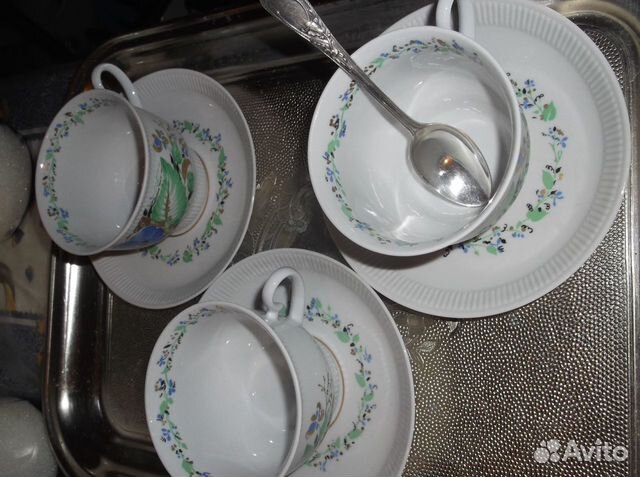 Чайные пары фарфор лфз 1 сорт