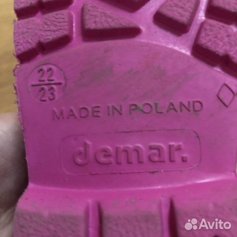 Резиновые сапоги demar 22 - 23