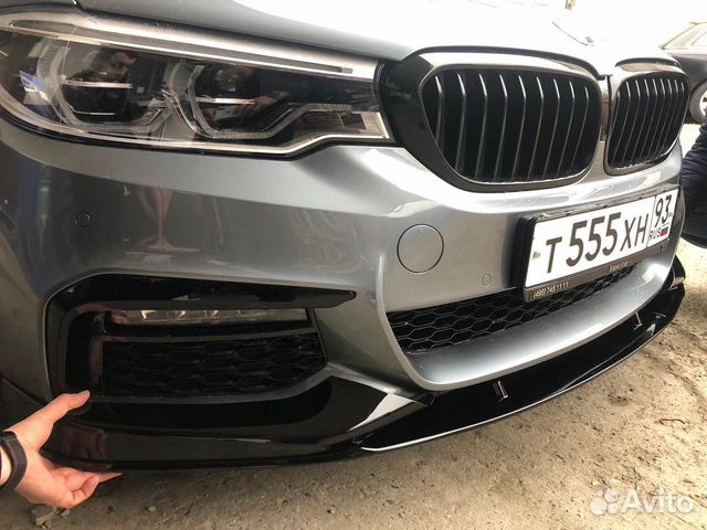 Губа Сплиттер BMW g30 чёрная Губа Сплиттер BMW g30 чёрная