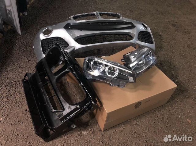 Рестайлинг Bmw x3 f25 x4 f26 фары и бампер