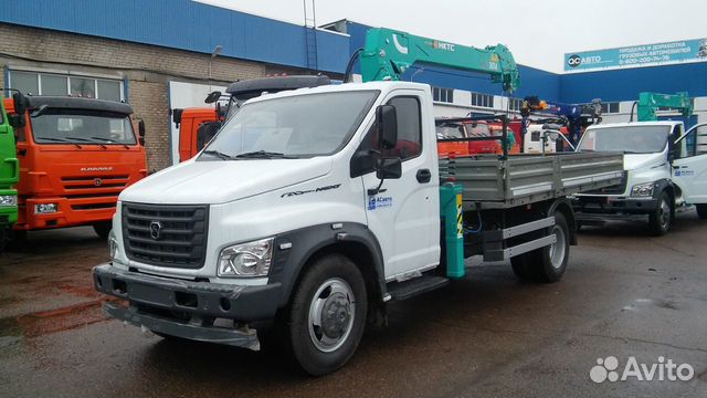 Газон Некст с кму манипулятор