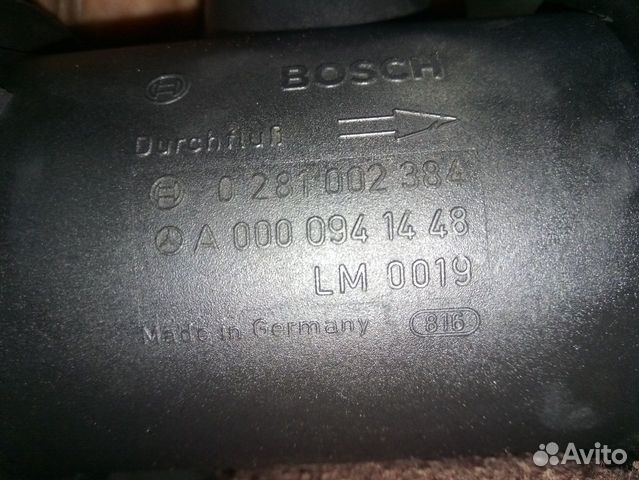 Датчик расхода воздуха Мерседес Бенц W202