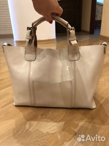 Сумка лак натуральный