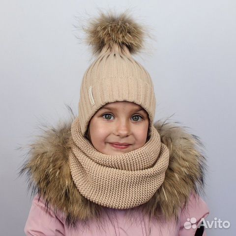 Новый комплект шапка и снуд