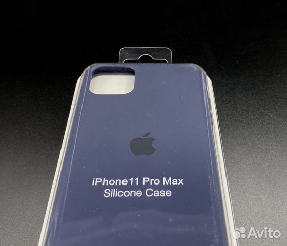 Оригинал iPhone 11 Pro Max Чехол Midnight Blue Оригинал iPhone 11 Pro Max Чехол Midnight Blue