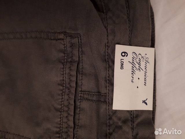Новые брюки льняные American Eagle, 6 Long Новые брюки льняные American Eagle, 6 Long