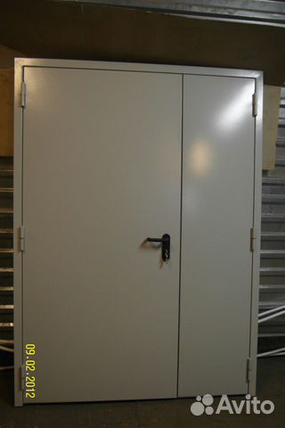 Двери технические, противопожарные EI60, 2610х1060 Двери технические, противопожарные EI60, 2610х1060