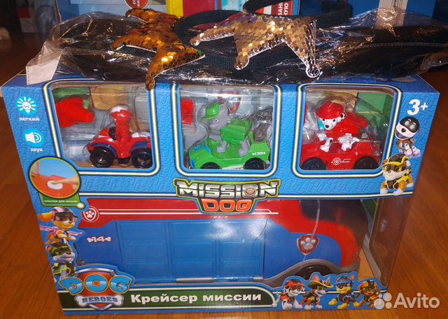 Щенячий патруль Крейсер миссии + 3 героя Щенячий патруль Крейсер миссии + 3 героя