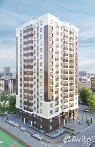 3-к квартира, 71.4 м², 6/18 эт.