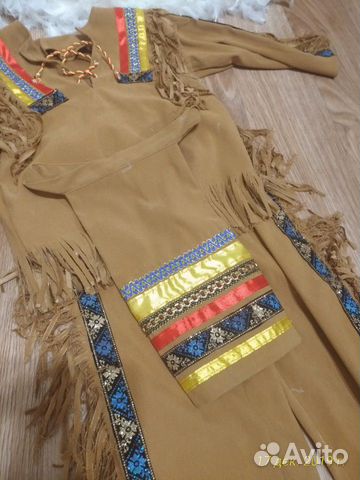 Новогодний костюм Индеец, на ребенка 3-5 лет