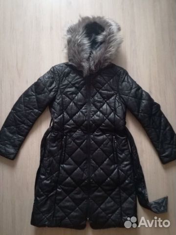 Пальто кожаное зимнее Пальто кожаное зимнее