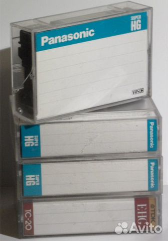 Видеокассеты Panasonic, TDK формата VHS-C Видеокассеты Panasonic, TDK формата VHS-C