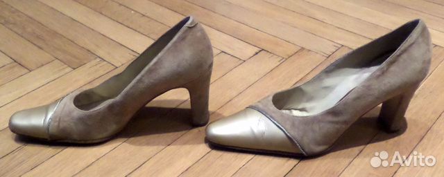 Туфли замшевые Renaissance (Италия).р.38,5-39 Туфли замшевые Renaissance (Италия).р.38,5-39