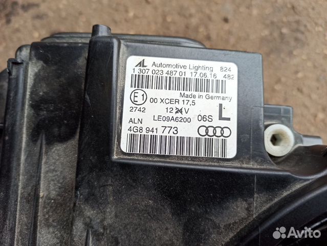 Audi A7 4G8 фара Led светодиодная левая оригинал Audi A7 4G8 фара Led светодиодная левая оригинал