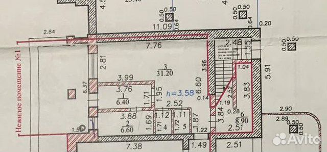 Офисное помещение, 109.7 м² Офисное помещение, 109.7 м²