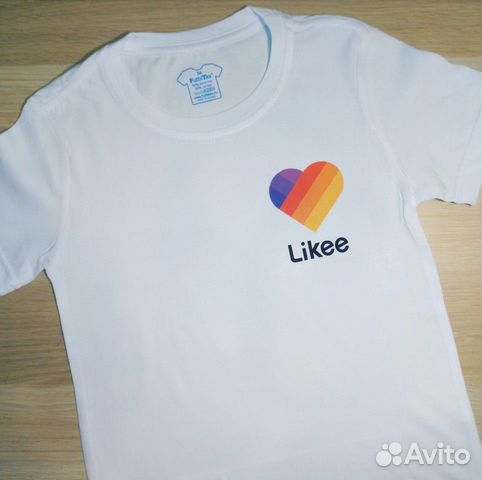 Футболка, майка Likee маленькое сердце Футболка, майка Likee маленькое сердце