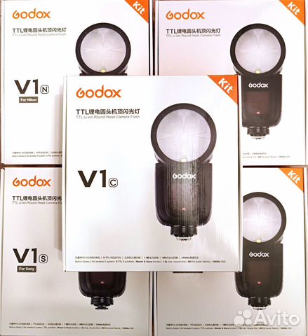 Godox V1 для Canon / Sony / Nikon / Olympus / Fuji