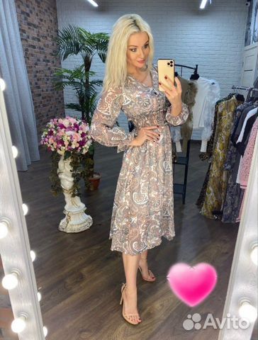 Нежное платье