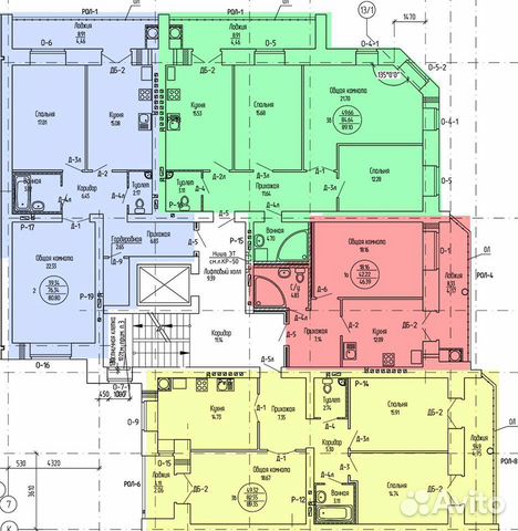 3-к квартира, 89 м², 6/9 эт. 3-к квартира, 89 м², 6/9 эт.