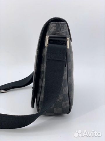 Новая мужская сумка для кожа + канва Louis Vuitton Новая мужская сумка для кожа + канва Louis Vuitton