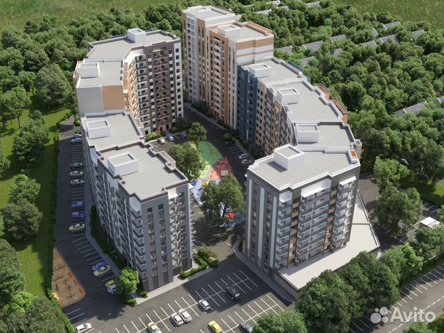 2-к квартира, 68.7 м², 4/9 эт.