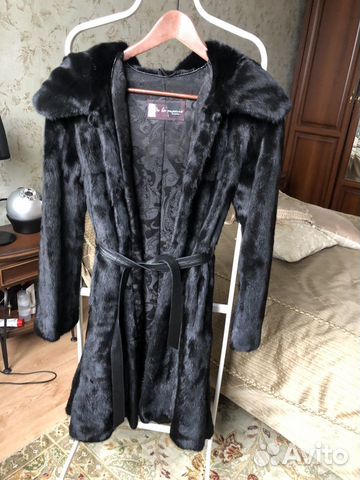Норковая шуба black lama Норковая шуба black lama