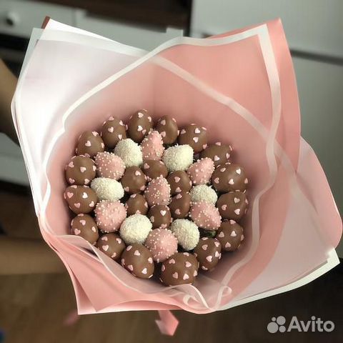 Букет клубника в шоколаде