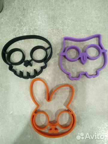 Силиконовые формы для яичницы или блинчиков, новые