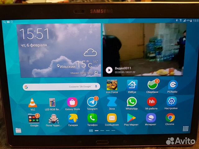 Samsung galaxy tab s 10.5 sm-t 805 с сим