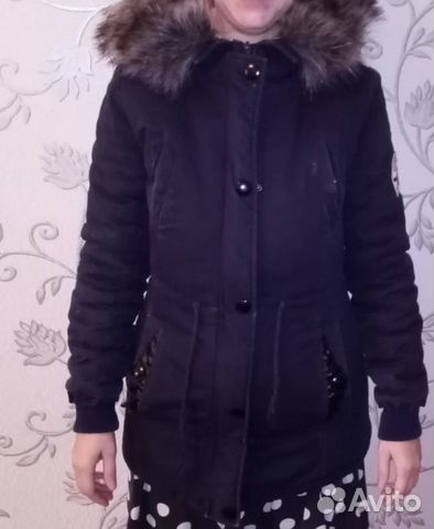 Зимняя парка пуховик) 42р